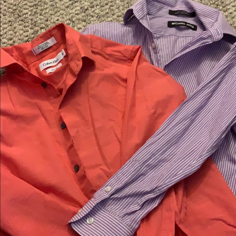 2 long slv boys b/d size 10 Michael Kors and CK